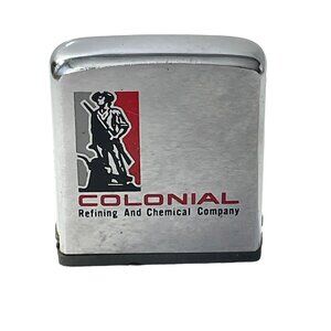 Zippo VTG Colonial Refining and Chemical‎ Co Advertising Measuring Tape 68”